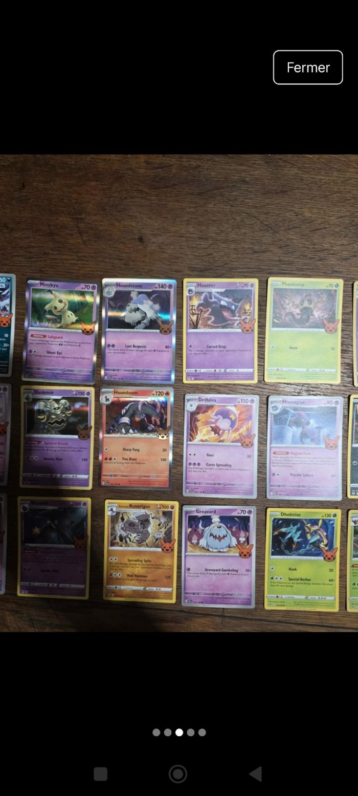 Lot de 18 carte pokémon - photo numéro 3