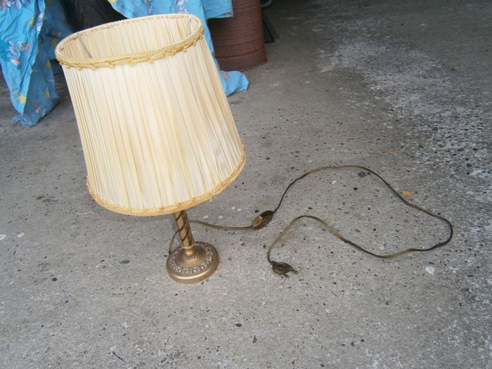 Lampe à poser doré Vintage - photo numéro 3