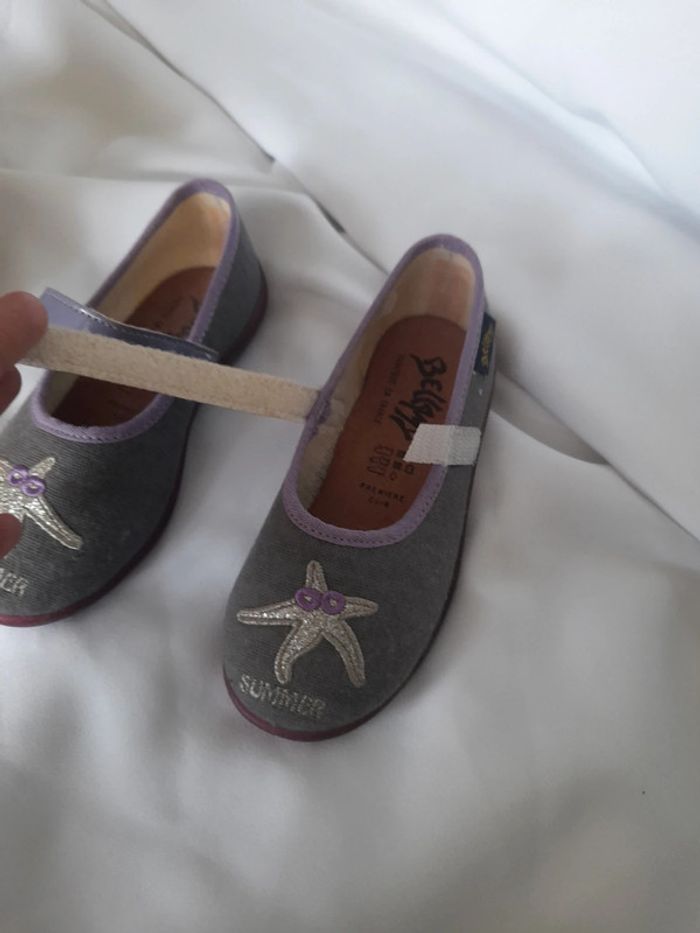 Ballerine à scratch taille 28 neuve avec étiquette - photo numéro 3