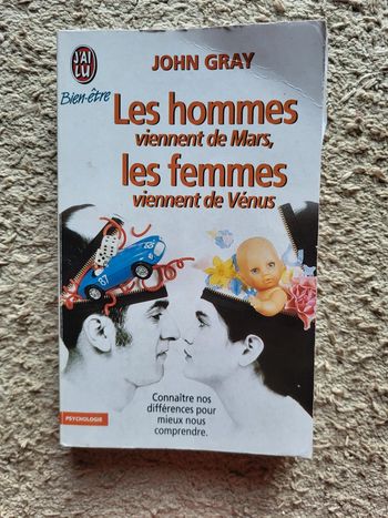 Livre Les hommes viennent de Mars, les femmes viennent de Vénus de John Gray