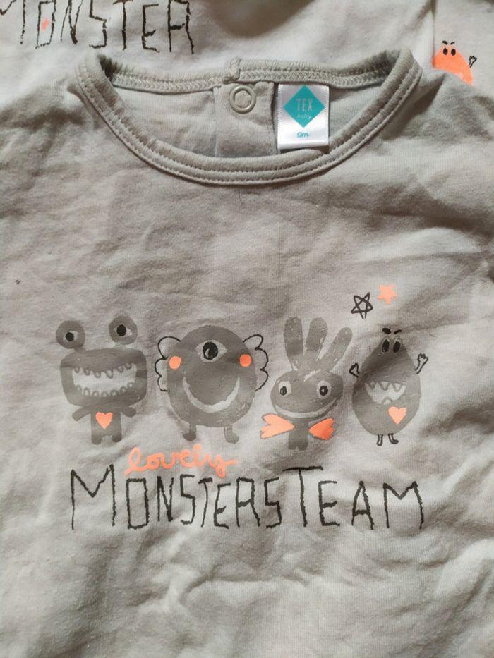 Pyjamas little monster - photo numéro 2