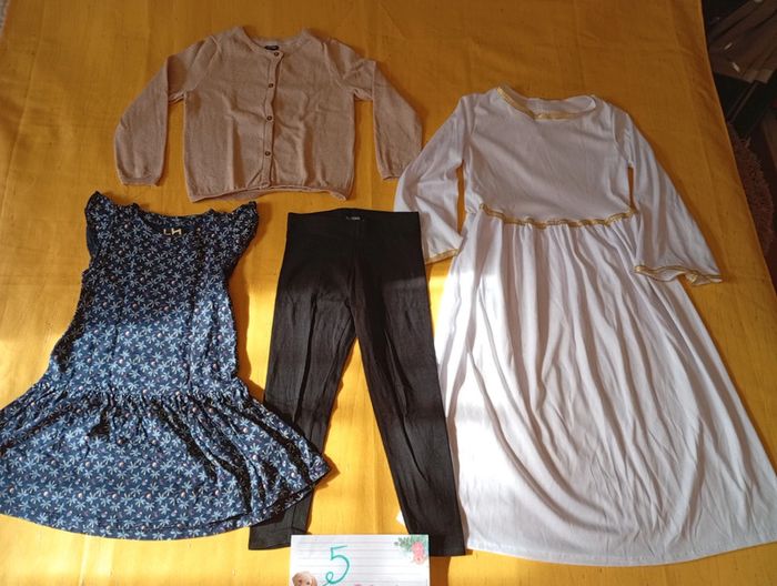 Lot assorti Printemps 5 ans : 4 pièces fille