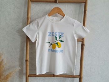 Tee-shirt zeste d'amour taille 8 ans
