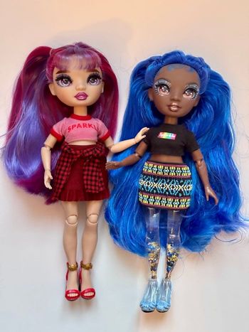 Lot emi et coco Rainbow High custom