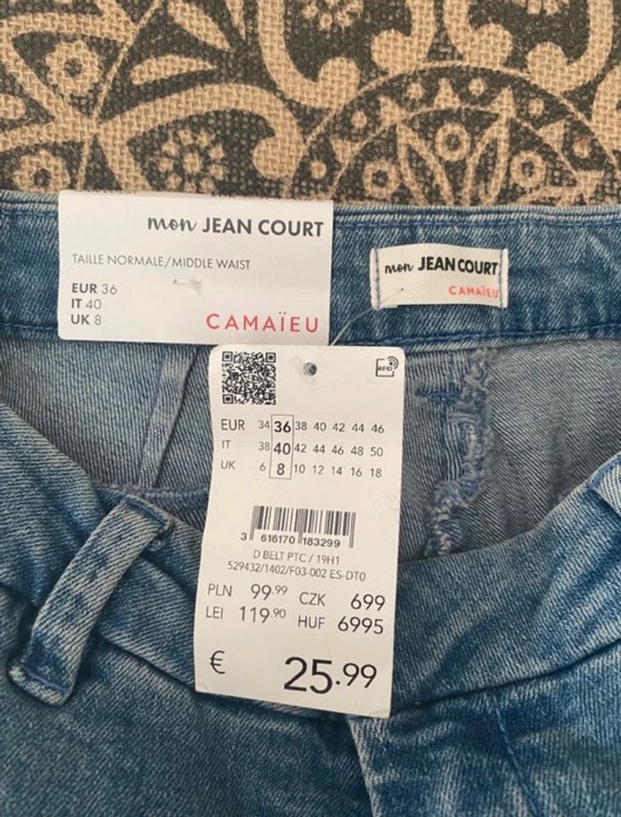 Jean court femme Camaïeu - photo numéro 2