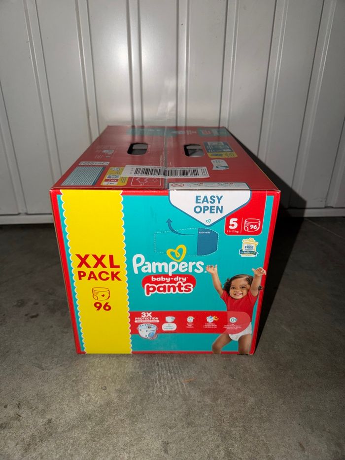 Pampers baby dry pants Taille 5 11/17kg 96 couches culottes pack XXL - photo numéro 2