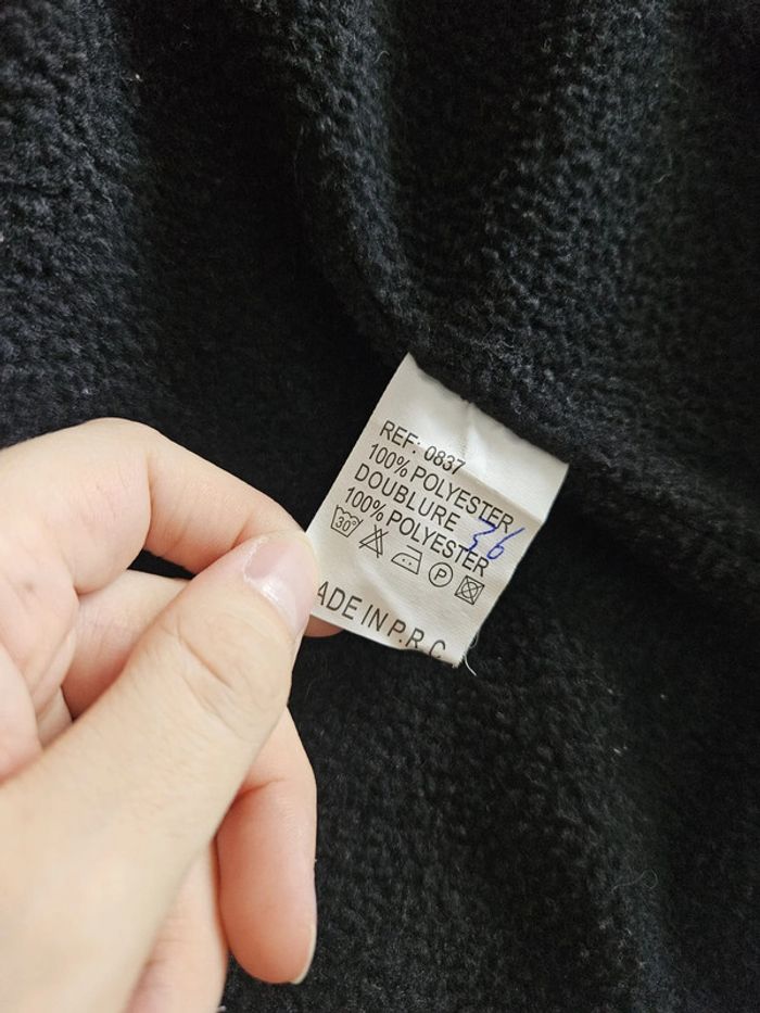 Manteau imperméable à capuche femme - Taille 42 / XL - MS Collection - Noir - photo numéro 4