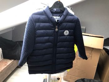 Doudoune  bi matière tartine et chocolat