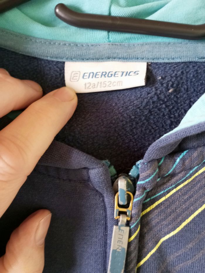 🦁 Sweat zippé à capuche, Energetics, 12 ans - photo numéro 2