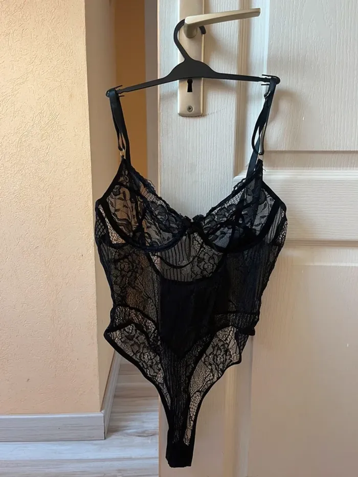 body dentelle noir femme lingerie taille s (36)