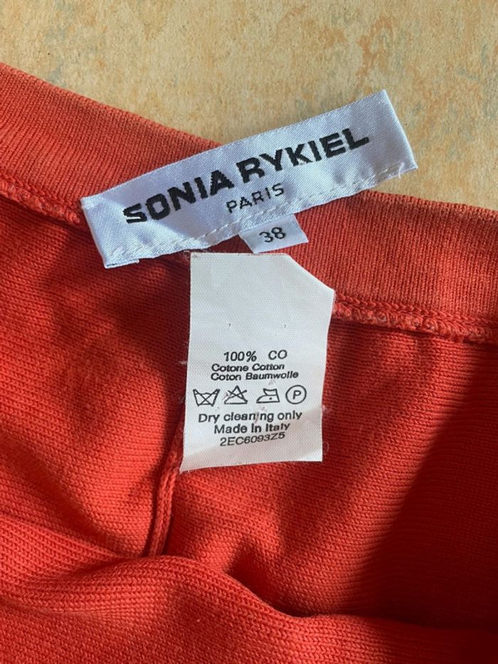 Jupe mi-longue orange Sonia Rykiel taille M très bon état - photo numéro 4
