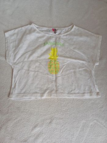 Croc top blanc 10 ans