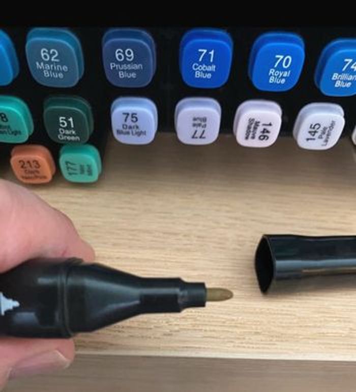 Marqueurs à alcool et rangement neufs - photo numéro 3