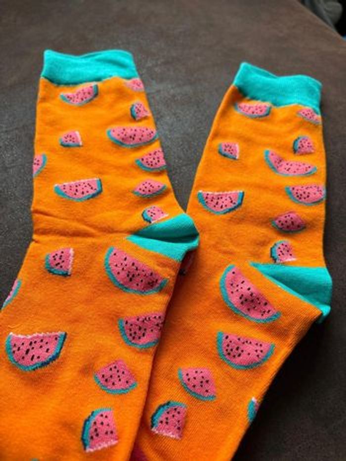 Chaussettes pastèque - photo numéro 2