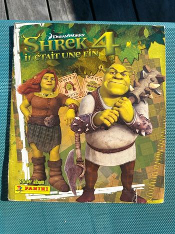 Album Panini complet (sauf poster) Shrek 4 Il était une fin Fiona