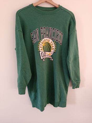 Sweat long vert taille XS 