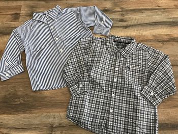 Lot 2 chemises 18 mois