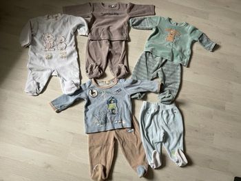 Lot de 4 pyjamas et 1 bas de pyjama garçon 6 mois