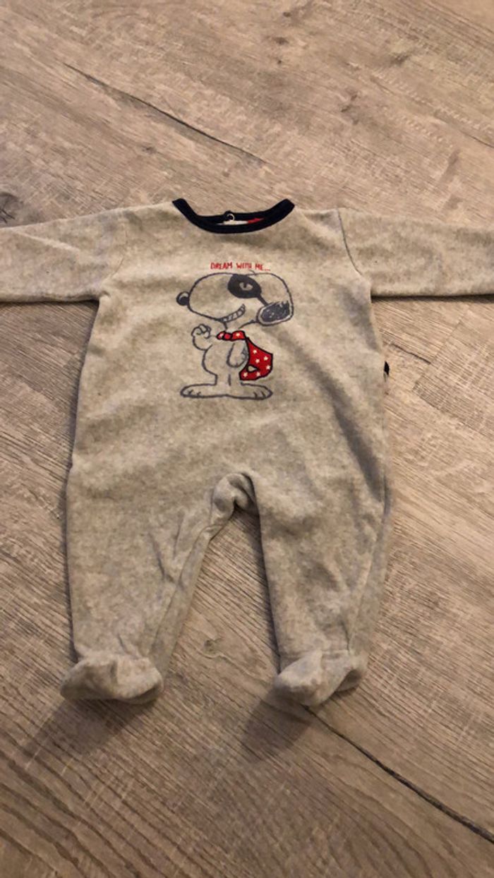 Pyjama une pièce Snoopy - Peanuts - 3 mois