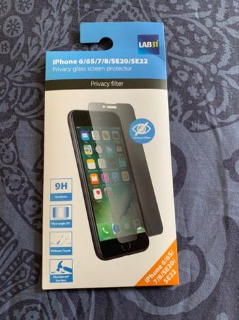 Verre trempée i phone  transparent