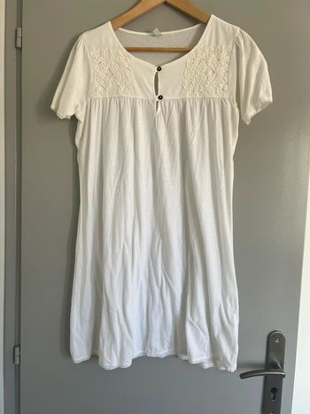 Robe blanche Captain Tortue 16 ans