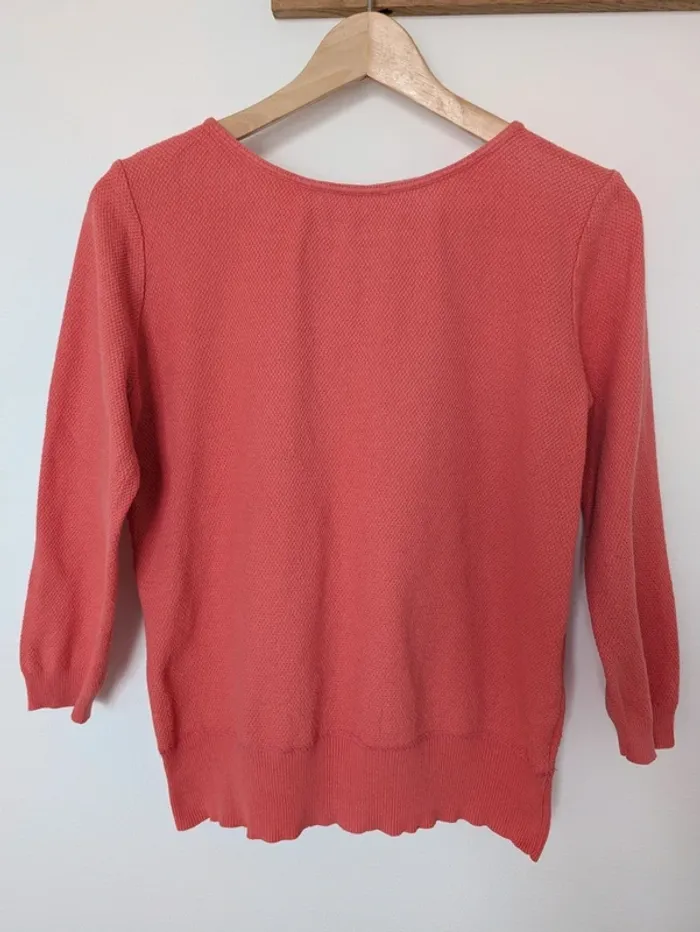 Pull maille en coton
