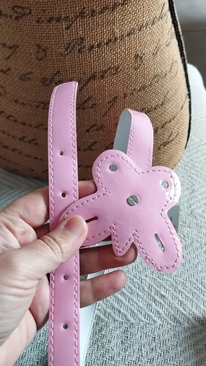 Ceinture rose brillante 65 cm fille - photo numéro 5