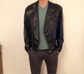 Veste en cuir