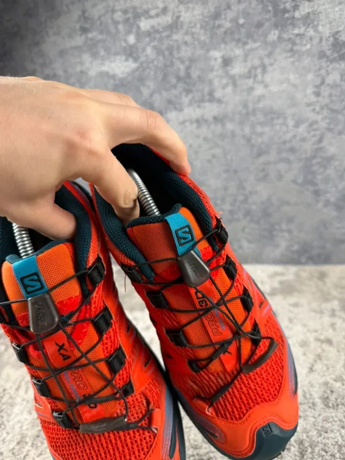 Salomon XA Pro 3D - Trekking Shoes - Orange & Blue - photo numéro 13