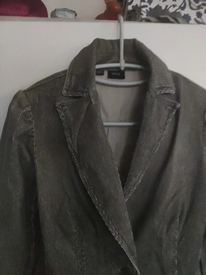 Mango Veste en velours M - photo numéro 4