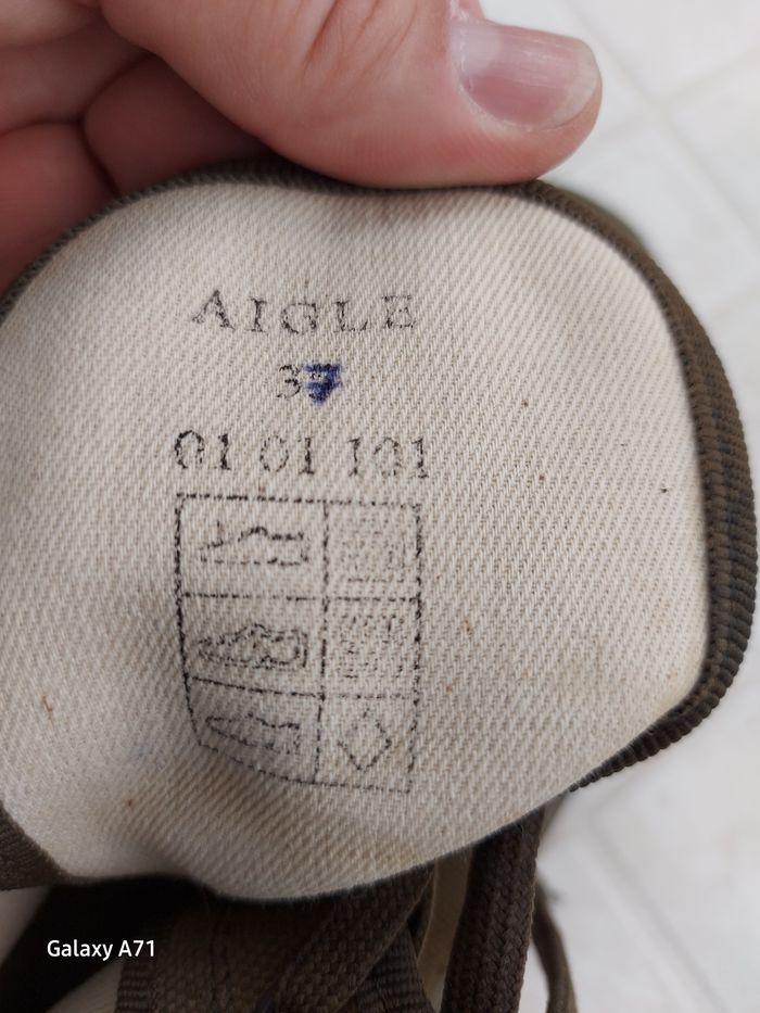 Bottine femme vert kaki AIGLE - photo numéro 7