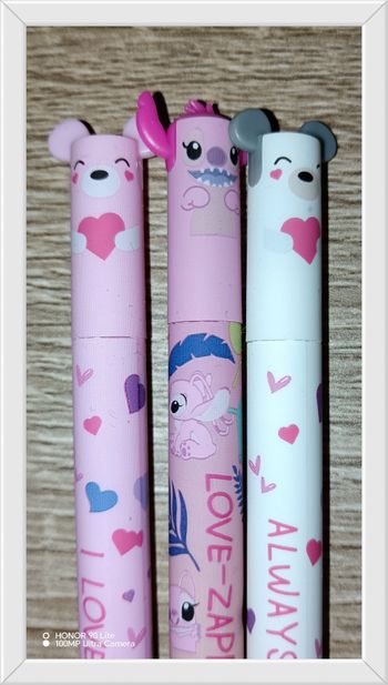 Divers stylos effaçables fille dont Angel 