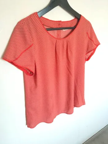 Blouse corail camaïeu taille 42