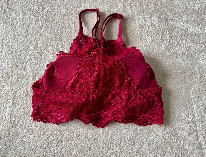Soutien-gorge rouge/bordeaux – taille XS/S - photo numéro 2
