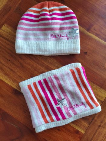 Bonnet+tour de cou fourrés 