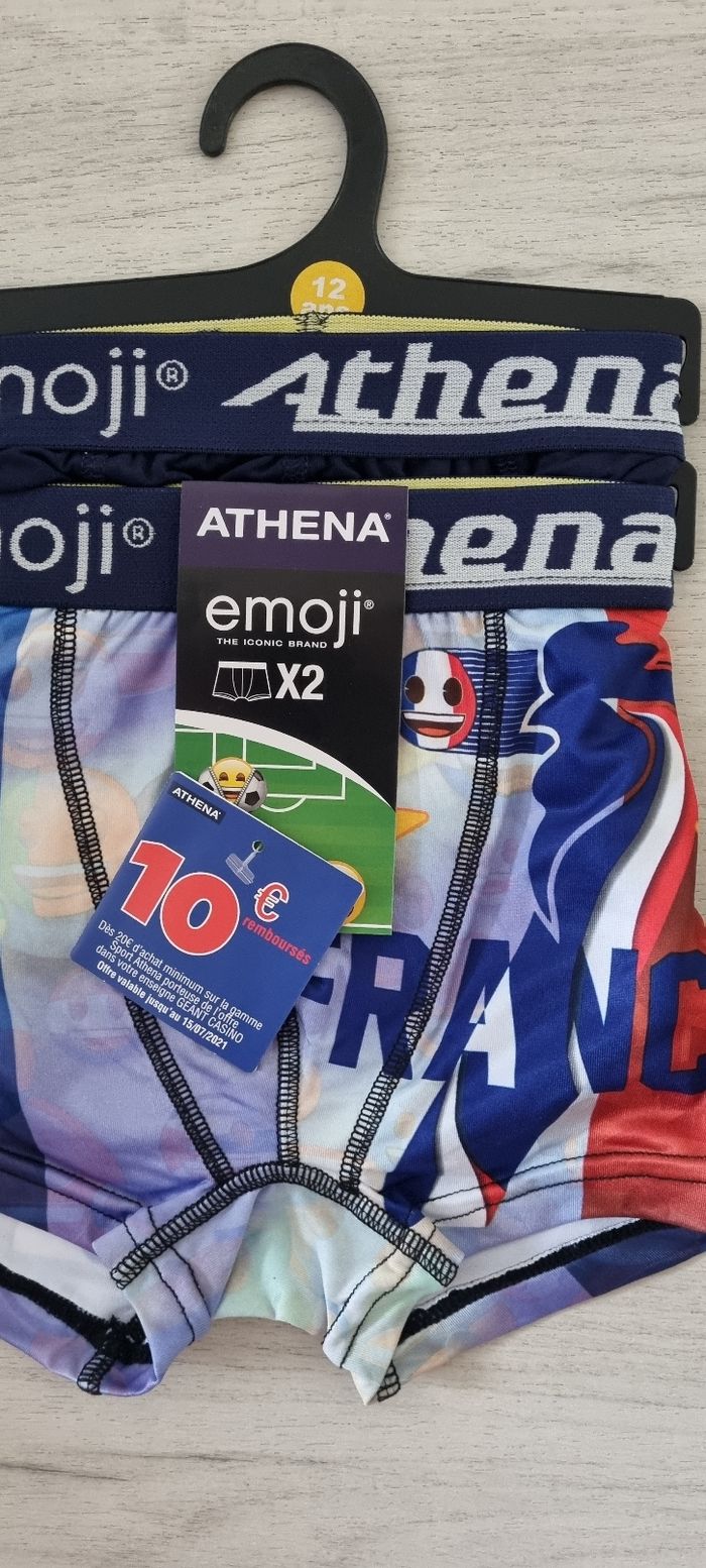 Lot de 2 boxers athena emoji