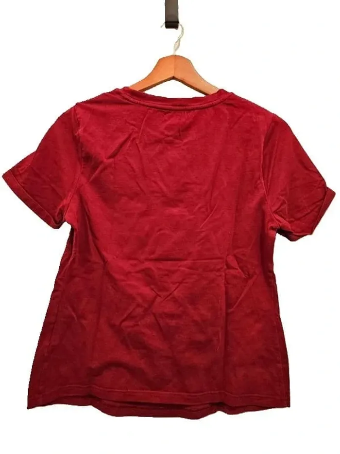 Tee-shirt Rouge - 38/M - photo numéro 3