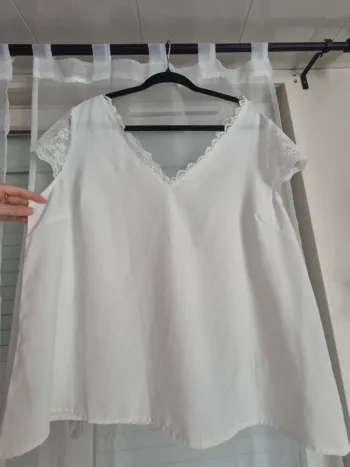 Blouse avec dos échancré
