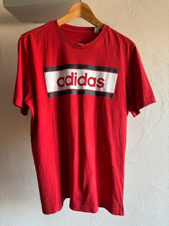 T-shirt rouge Adidas