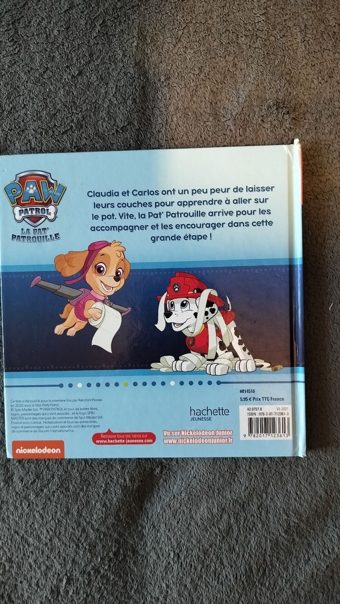 Livre Pat'Patrouille Je vais sur le Pot - photo numéro 2