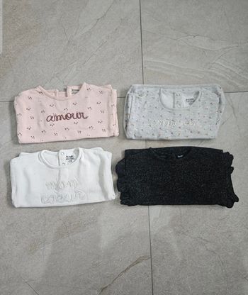 🧸 Lot de 4 pulls Kiabi - Taille 24 mois 🧸