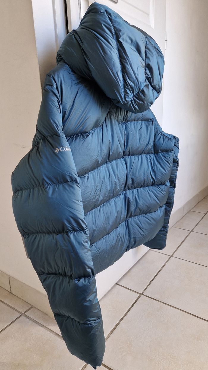 Doudoune Columbia bleu sarcelle Neuve XL - photo numéro 3
