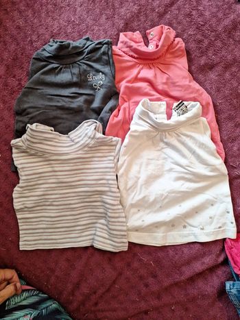 Lot Tee-shirt manche longue tape à l'œil 3 mois