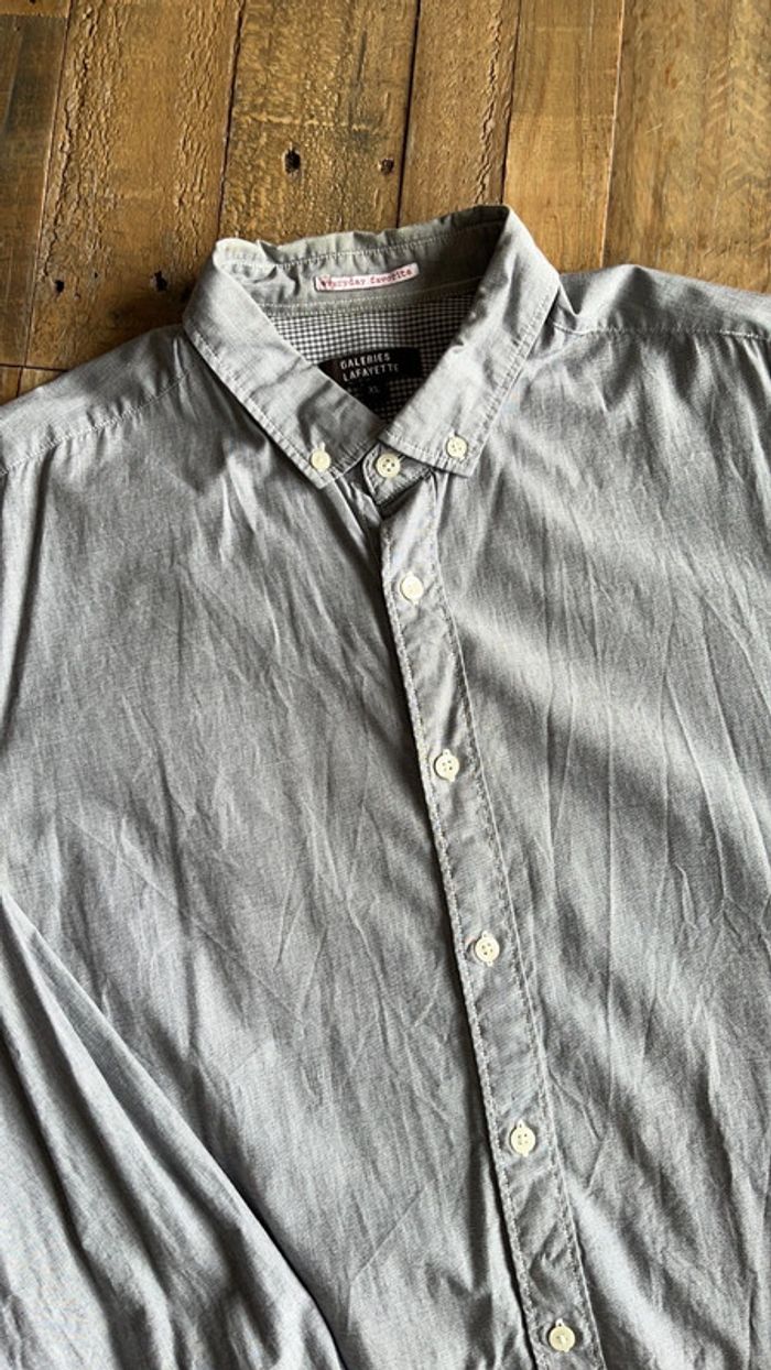 Chemise grise Galeries Lafayette