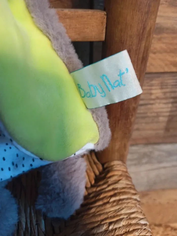 Doudou paresseux baby Nat tbe - photo numéro 5