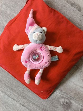 Hochet peluche chat Gipsy