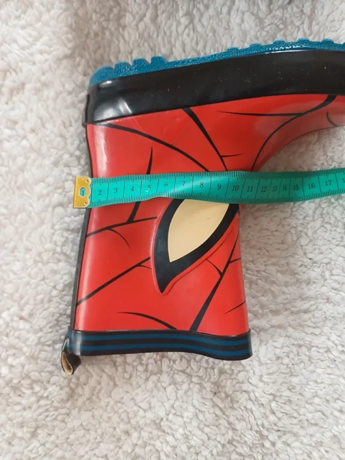 Bottes en caoutchouc spiderman - photo numéro 8