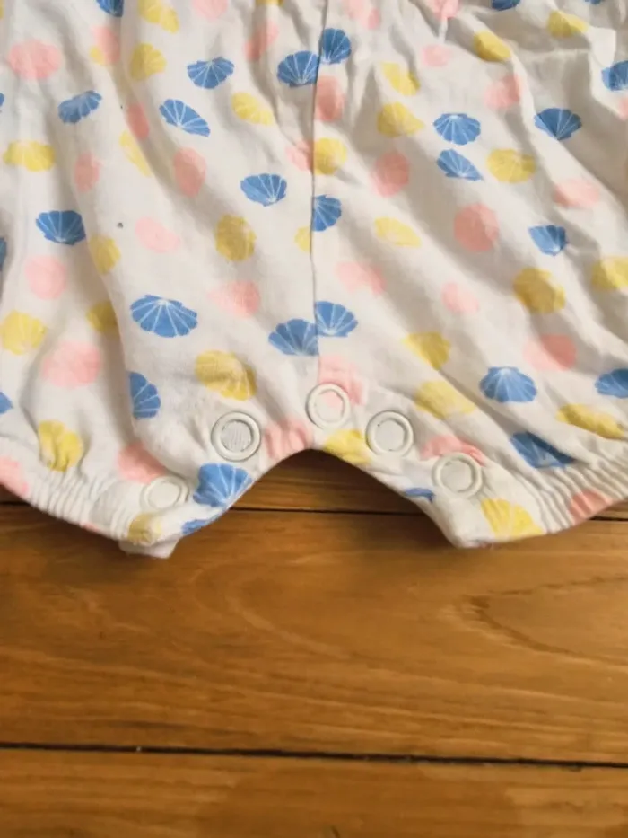 Combinaison combishort ensemble bébé fille 24 mois - photo numéro 2