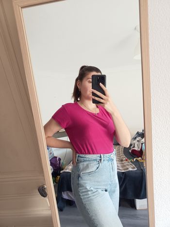 👕 T Shirt Rose Fuchsia - XL / Gémo