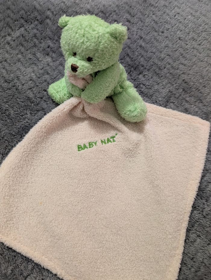 TBE, petit doudou ourson 🐻 Baby Nat'
